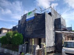 美浦村Ｎ様邸：屋根塗装・破風板板金工事